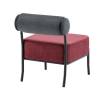 Кресло Stool Group Ponpoun Totoro Lounge OTE-SH 460+241 bl.l темно-серый бордо фото 4