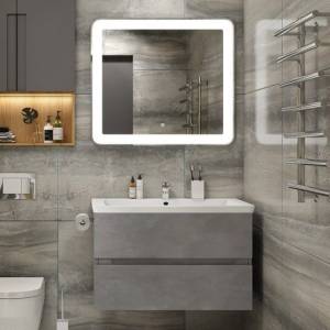 Мебель для ванной Art&Max Techno подвесная, 90, айс какао