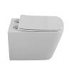 Унитаз подвесной BelBagno Due BB7107CHR/SC безободковый, с сиденьем микролифт, белый фото 5