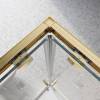 Душевой уголок BelBagno Luce LUCE-A-2-100-C-ORO профиль золото глянцевое, стекло прозрачное, 100x100x195 фото 3