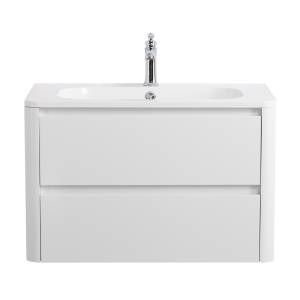 Тумба под раковину Cezares RELAX-800-2C-SO-BL Bianco Lucido, 79.6x47.7x50
