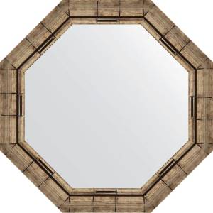 Зеркало Evoform Octagon BY 3668 64x64 см, серебряный бамбук
