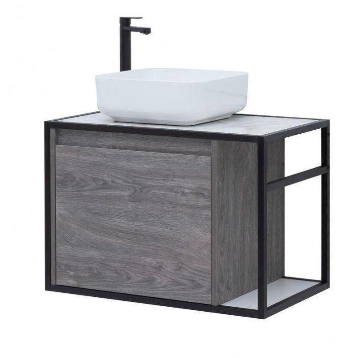 Тумба под раковину Aquanet Nova Lite Loft 75 L 261654 дуб рошелье