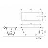 Чугунная ванна Delice Level DLR230618R 140x70, с отверстиями под ручки, без ножек фото 2