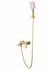 Смеситель для ванны Wonzon & Woghand WW-88037068-BG с душем, брашированное золото