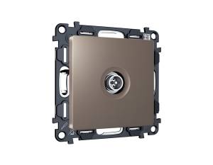 Комплект механизма TV розетки оконечной Ambrella Volt MA MA643005 темная бронза матовый