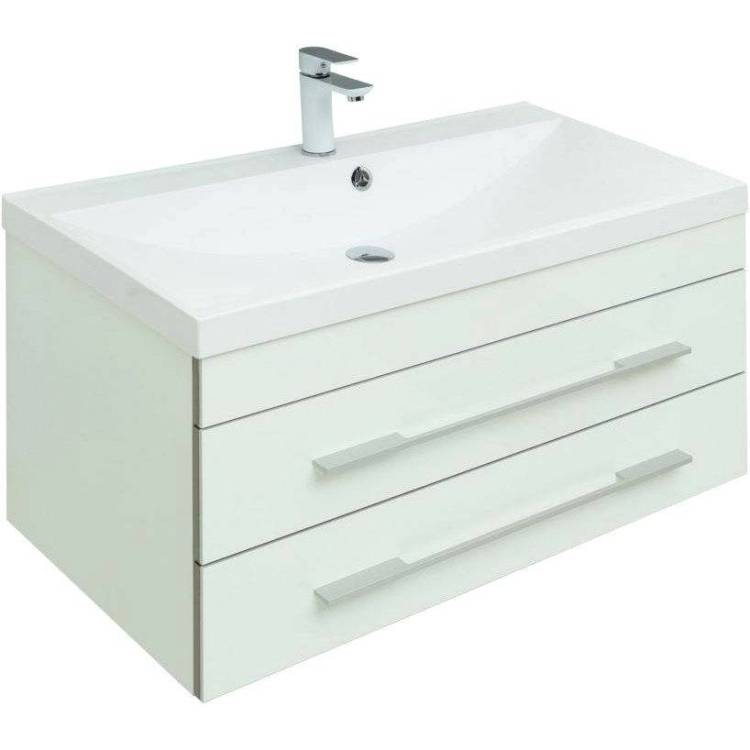 Тумба с раковиной Aquanet Верона 90 287675 белый, 440x902x480