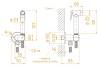 Гигиенический душ RGW Shower Panels SP-210 581408210-01 хром, со смесителем фото 2