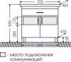 Тумба с раковиной СанТа Дублин 70 с 1 ящиком фото 5