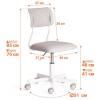 Кресло компьютерное Tetchair Funny 21797 розовый, ткань фото 12