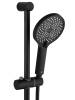 Смеситель для ванны Wonzon & Woghand WW-C2011-A-MB с душем и термостатом, черный матовый фото 7