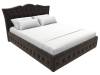 Интерьерная кровать Лига Диванов Герда 120203 коричневый 160x200 фото 4