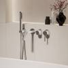 Смеситель для ванны Vincea Villa VTFW-1VL1CH встраиваемый, хром фото 2