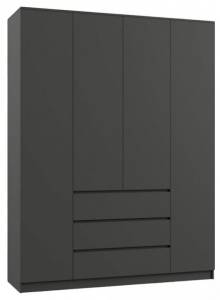 Шкаф Woodville Мадера 521080 графит