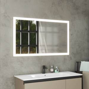 Зеркало Veneciana Panaro 612007 с подсветкой, сенсорный выключатель, с подогревом, 70x120