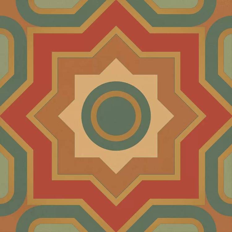 Керамогранит Creto Mandala MPL-061857 Scs Gold 19.8x19.8