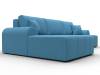 Диван угловой Лига Диванов Лига-080 134743L Голубой фото 3