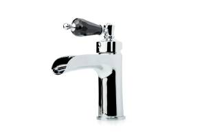 Смеситель для раковины Boheme Vogue 221-BSW хром, с черным SW