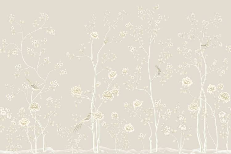 Бесшовные Eco обои Ortograf Chinoiserie 33923 Blooming grove Ворс+ ОЕ+