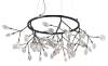 Подвесная светодиодная люстра Crystal Lux Evita SP45 D BLack/Transparent фото 2