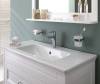 Тумба с раковиной Aquanet Бостон М 100 ручки хром фото 4