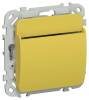 Выключатель карточный IEK Flite FI-V11-0-10-K44 желтый карри