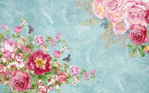 3D Фотообои Artegrafico «Розовое наслаждение» BT-011 песок