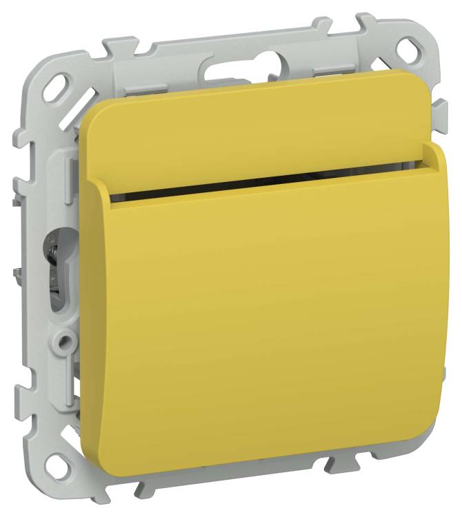 Выключатель карточный IEK Flite FI-V11-0-10-K44 желтый карри