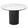 Стол Bradex Home Aura RF 0808 керамогранит Ravena Natural (матовый), черный 110x110x75