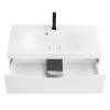 Тумба с раковиной Belbagno Marino MARINO-1100-2C-SO-BO-P 110x45x50 Bianco Opaco подвесная с двумя выкатными ящиками фото 3