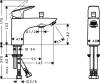 Смеситель на борт ванны Hansgrohe Logis 71312000 фото 2