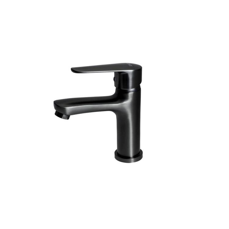 Смеситель для раковины Royce Bianco RCM-111601BL оружейная сталь