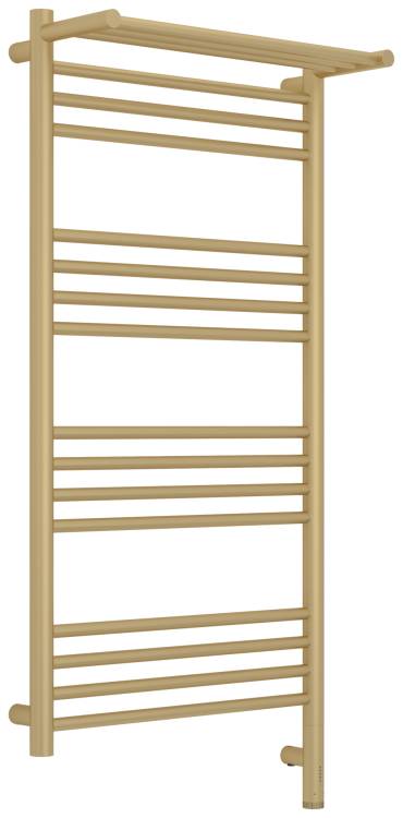 Полотенцесушитель электрический Сунержа Богема 3.1 022-6007-1050 с 1 полкой, Матовая шампань, 100x50