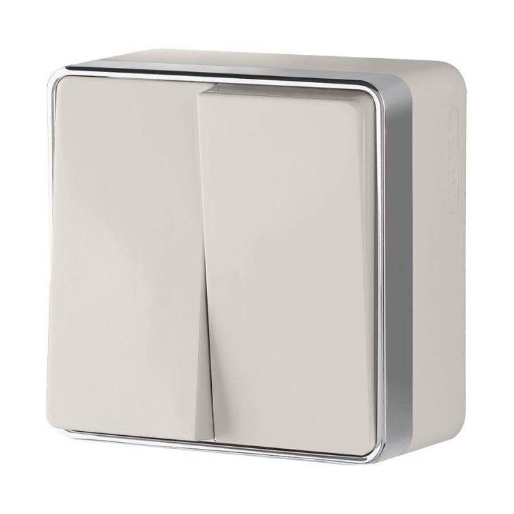 Выключатель двухклавишный Werkel Gallant W5020003