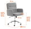 Кресло компьютерное Tetchair Dover 24939 олива, букле фото 12