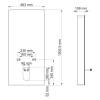 Система инсталляции для биде Wasserkraft Naab 86BDT.050.BL пристенная, черная фото 3