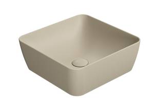 Раковина GSI Nubes 903808 бежевый матовый, 38x38