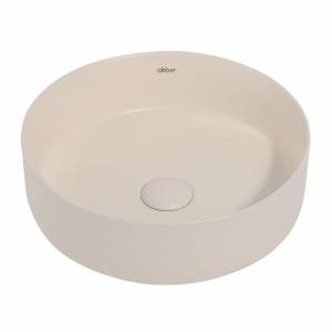 Раковина Abber Bequem AC2108MBE 35 см, светло-бежевая матовая