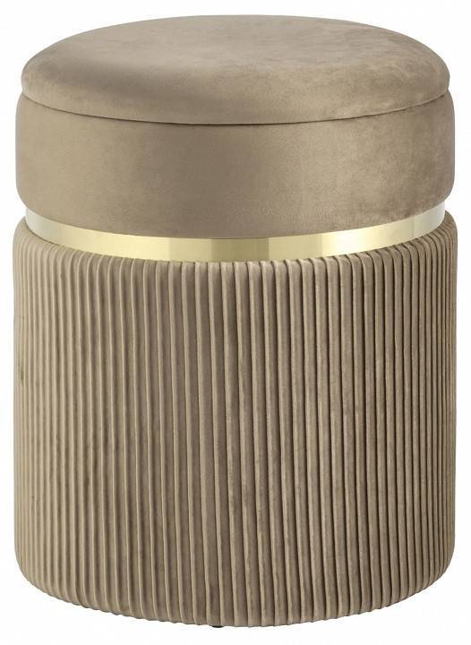 Пуф-сундук Stool Group Миранда 19B352VA-8167-7 велюр бежевый с ящиком