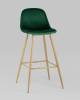 Стул барный Stool Group Валенсия BC-91003C green HLR-56 DUAL зеленый, ножки цвет дерево фото 2