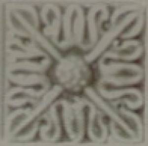Декоративная вставка Adex Studio ADST4066 Taco Relieve Flor №2 Graystone 3x3