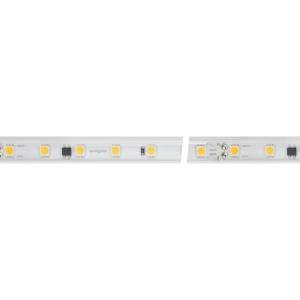 Светодиодная влагозащищенная лента Arlight 8W/m 54LED/m 5060SMD теплый белый 10M 029402(2)