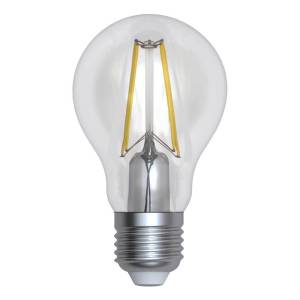 Лампа светодиодная филаментная Uniel LED-A60-12W/4000K/E27/CL PLS02WH