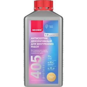 Антисептик декоративный для внутренних работ Neomid 405 золотая рожь 1 кг