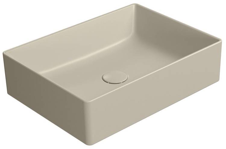 Раковина GSI Kube X 942908 бежевый матовый, 50x37