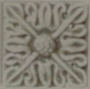 Декоративная вставка Adex Studio ADST4066 Taco Relieve Flor №2 Graystone 3x3