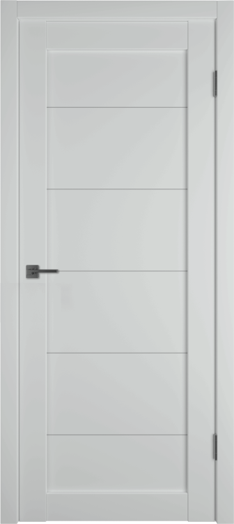 Межкомнатная дверь Глухая Владимирская Фабрика Дверей Emalex 32 Полотно Steel 2000х800
