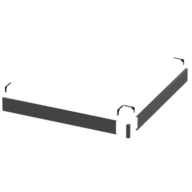 Экран для поддона Grossman strong GR-S21001001Q серый 100х100