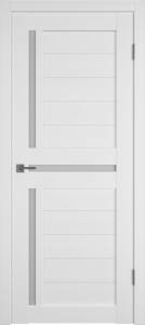 Межкомнатная дверь Владимирская Фабрика Дверей Atum 16 Snow стекло White Cloud 700x2000