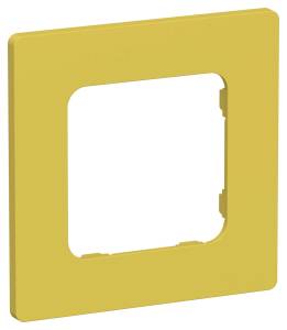 Рамка 1-постовая IEK Flite FI-M12-32-20-K44 желтый карри